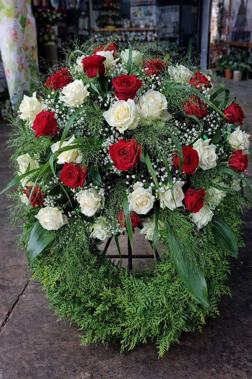 Urnenschmuck für eine Beisetzung in Elberfeld